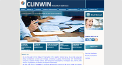 Desktop Screenshot of clinwinresearch.com